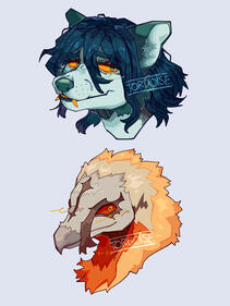 My OCs! (Shaded headshots [$30 for one])