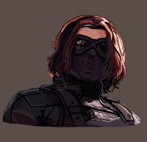 Bucky agaaain!! (shaded bust sketch [$30])